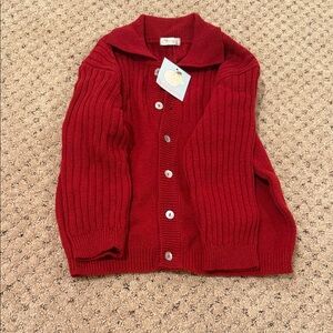 Kids Red Button Down Shirt